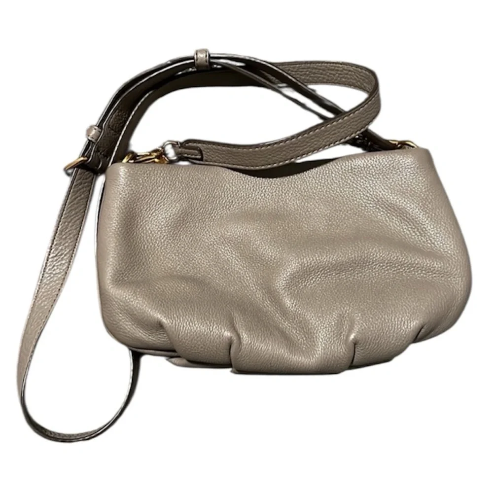 Marc Jacobs small gray crossbody purse